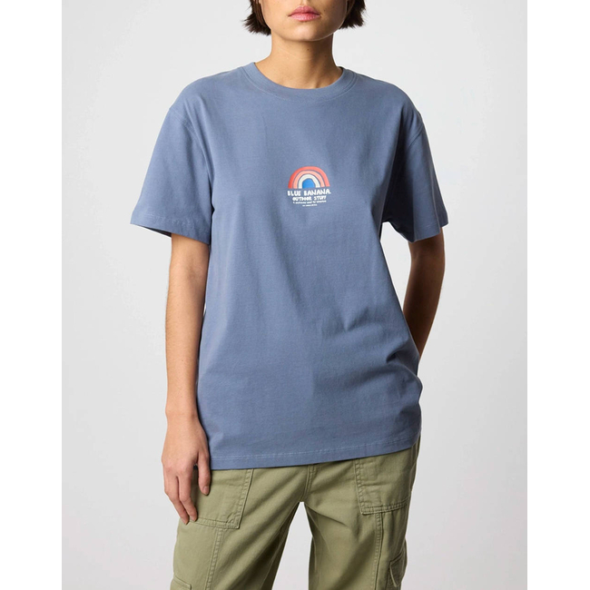 Product BLUE BANANA SKY BLUE RAINBOW TEE / ΚΟΝΤΟΜΑΝΙΚΟ base image