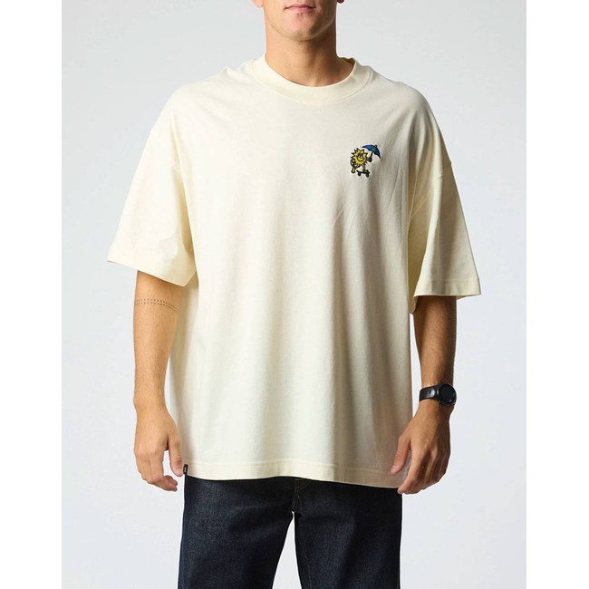 Product BLUE BANANA CREAM QUILT TEE / ΚΟΝΤΟΜΑΝΙΚΟ base image