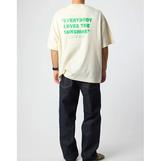 Product BLUE BANANA CREAM QUILT TEE / ΚΟΝΤΟΜΑΝΙΚΟ base image