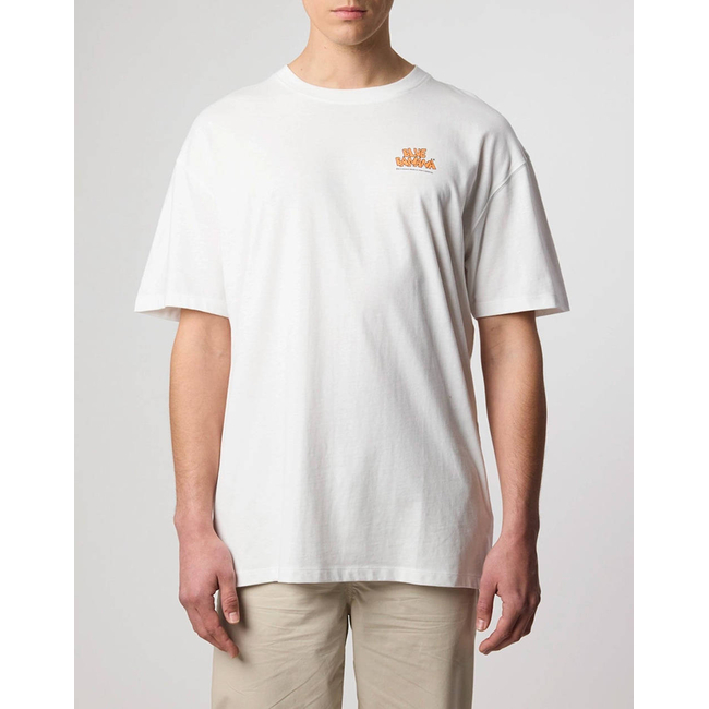 Product BLUE BANANA WHITE POT TEE / ΚΟΝΤΟΜΑΝΙΚΟ base image