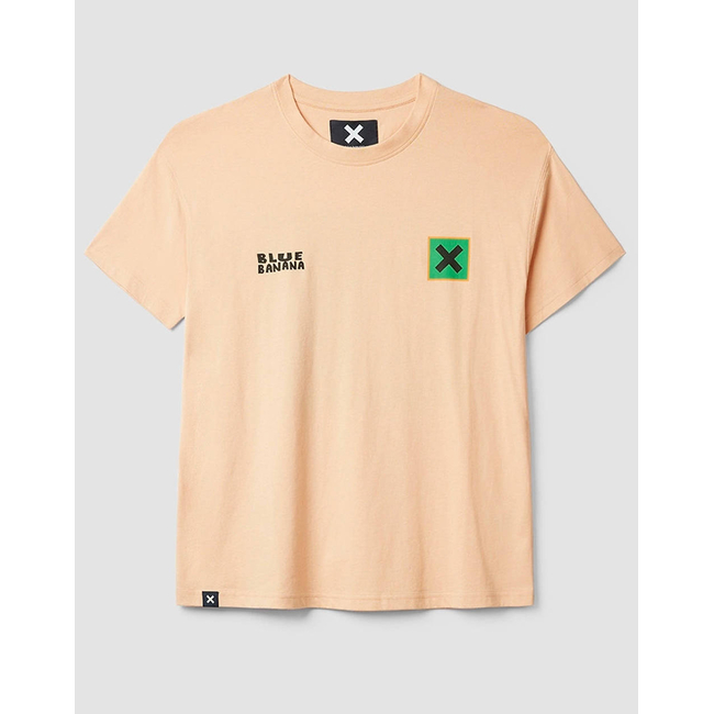 Product BLUE BANANA APRICOT SWING TEE / ΚΟΝΤΟΜΑΝΙΚΟ base image