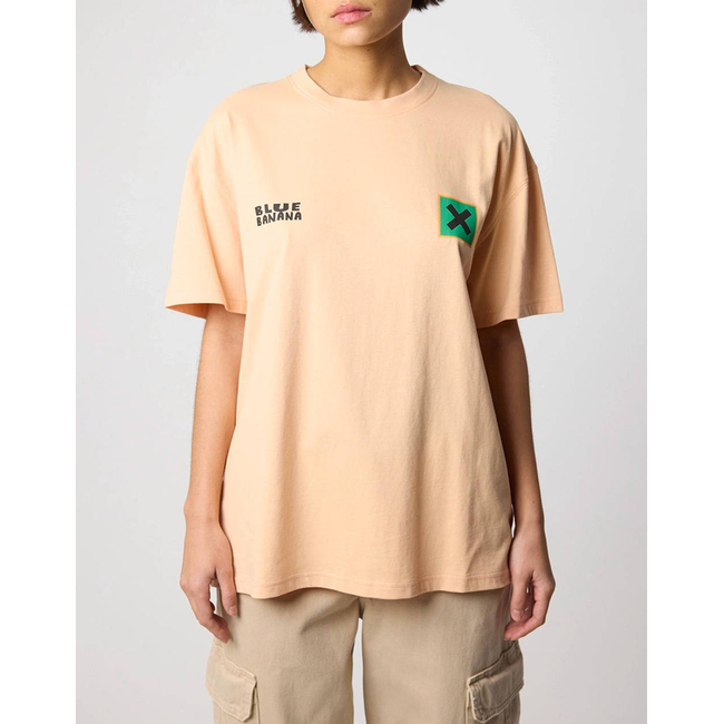 Product BLUE BANANA APRICOT SWING TEE / ΚΟΝΤΟΜΑΝΙΚΟ base image