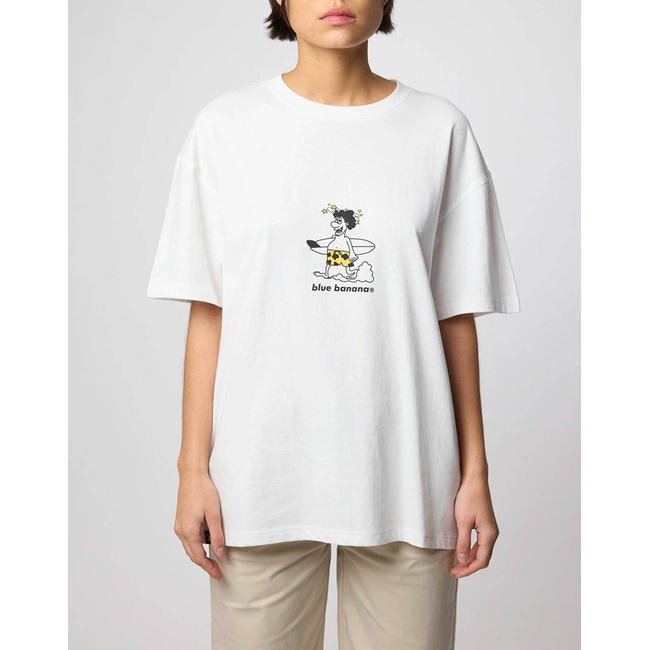 Product BLUE BANANA WHITE WIPEOUT TEE / ΚΟΝΤΟΜΑΝΙΚΟ base image