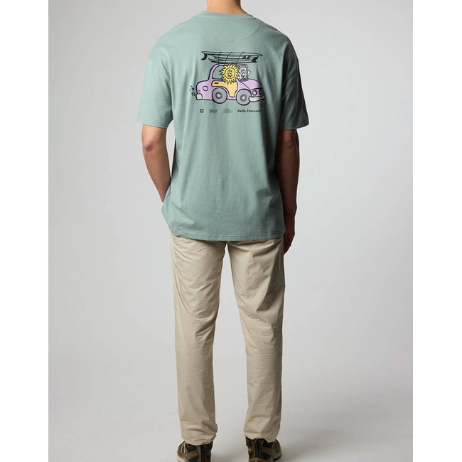 Product BLUE BANANA MINT FORECAST TEE / ΚΟΝΤΟΜΑΝΙΚΟ base image