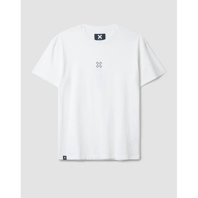Product BLUE BANANA WHITE BONFIRE TEE / ΚΟΝΤΟΜΑΝΙΚΟ base image