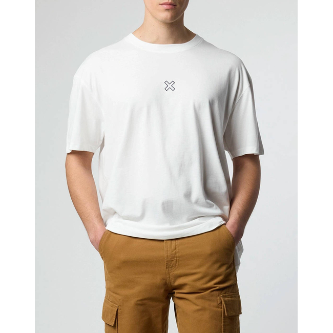 Product BLUE BANANA WHITE BONFIRE TEE / ΚΟΝΤΟΜΑΝΙΚΟ base image