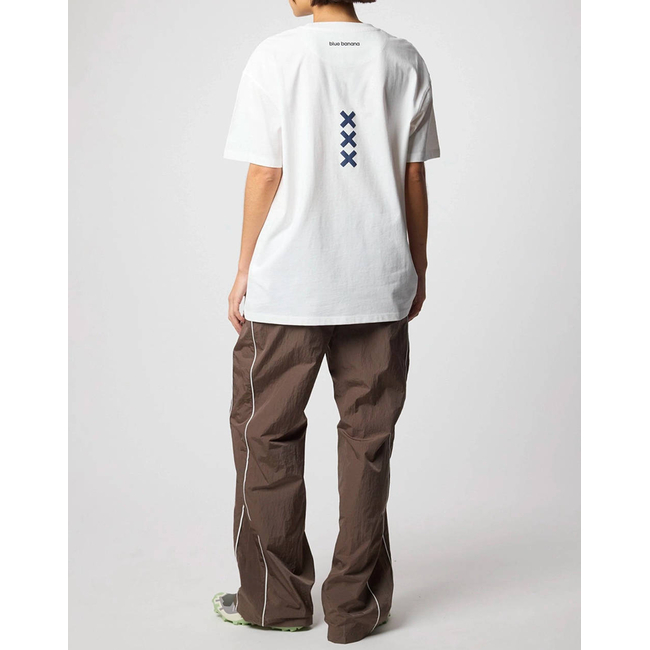 Product BLUE BANANA WHITE BONFIRE TEE / ΚΟΝΤΟΜΑΝΙΚΟ base image