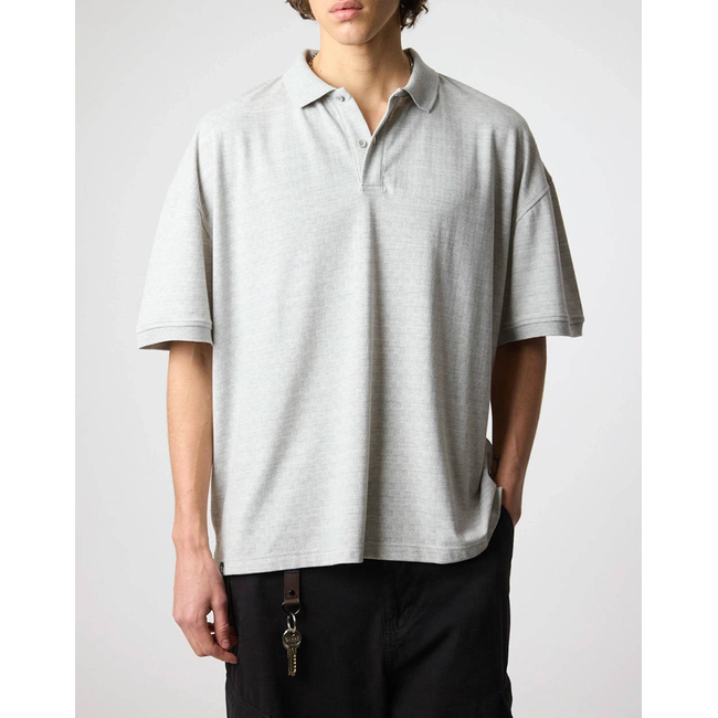 Product BLUE BANANA LIGHT GREY MELANGE WHEELS POLO / ΚΟΝΤΟΜΑΝΙΚΟ base image