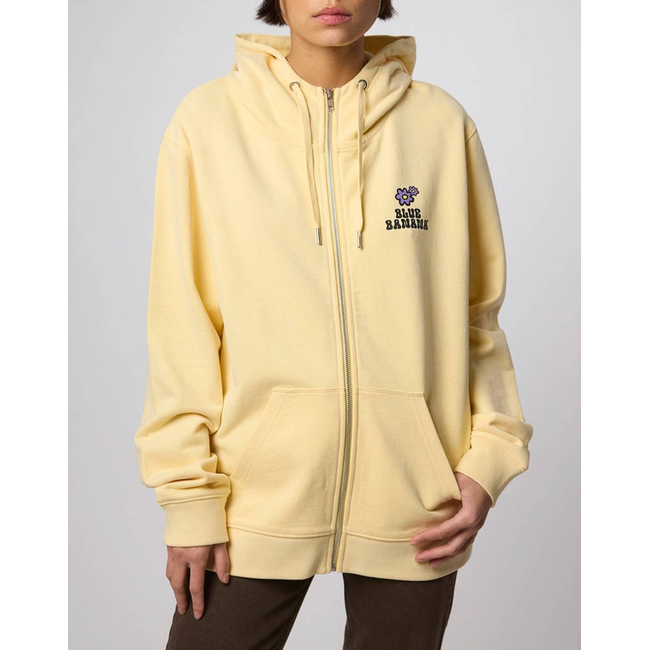 Product BLUE BANANA LIGHT YELLOW HARDY FULL ZIP HOODIE / ΦΟΥΤΕΡ ΜΕ ΦΕΡ base image