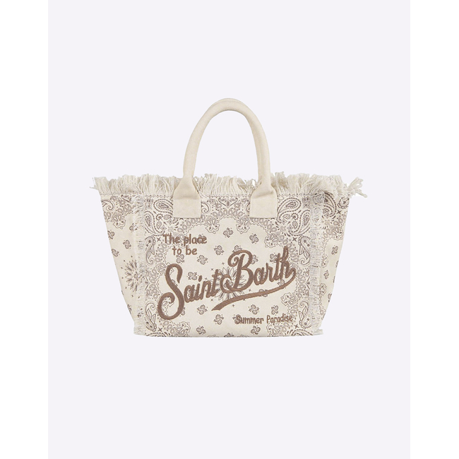 Product MC2 VANITY-ACC. BORSA CANVAS DONNA-BANDANNA ROUND 10 EMB (Διαστάσεις :40 x 32 x 20εκ.) base image