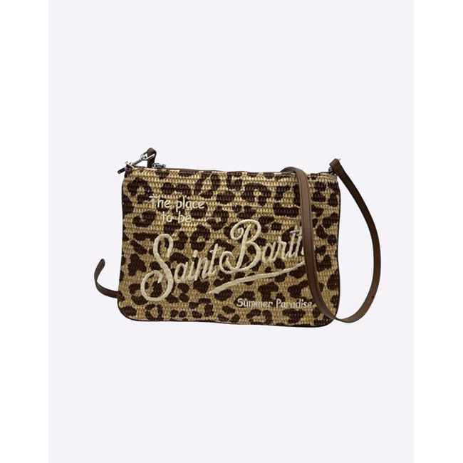Product MC2 PARISIENNE STRAW-PARISIENNE STRAW-LEOPARD 18 EMB (Διαστάσεις: 20 x 28εκ.) base image