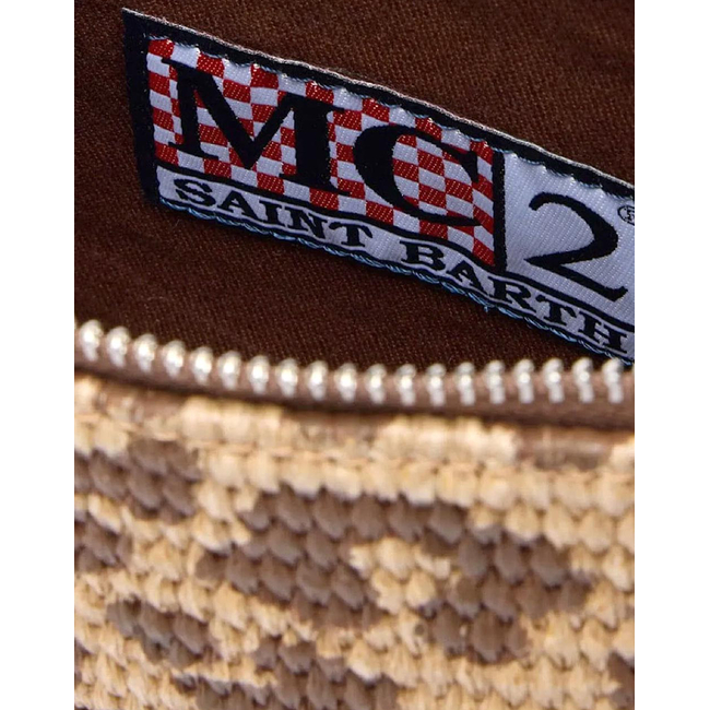 Product MC2 PARISIENNE STRAW-PARISIENNE STRAW-LEOPARD 18 EMB (Διαστάσεις: 20 x 28εκ.) base image