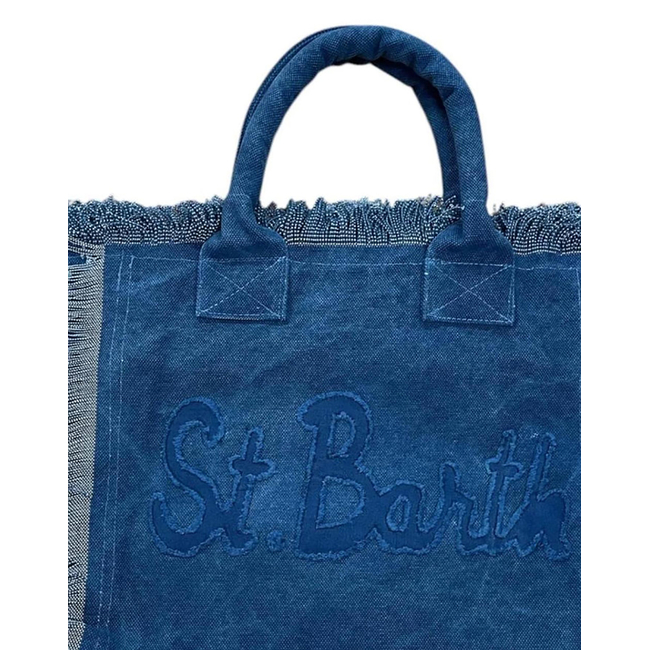 Product MC2 VANITY PATCH-ACC. BORSA CANVAS DONNA PATCH-ST BARTH DEN (Διαστάσεις :40 x 32 x 20εκ.) base image
