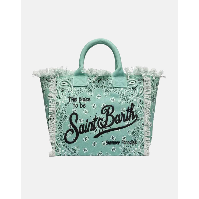 Product MC2 VANITY-ACC. CANVAS BAG WOMAN-BANDANNA ROUND 53 EMB (Dimensions: 40 x 32 x 20cm.) base image