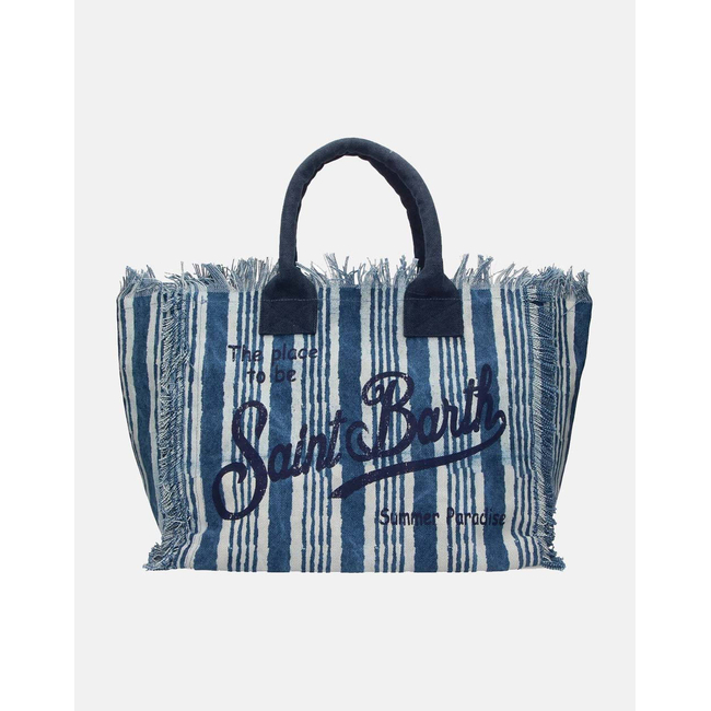 Product MC2 VANITY-ACC. WOMAN'S CANVAS BAG-INDI STRIPES 61 (Dimensions: 40 x 32 x 20cm.) base image