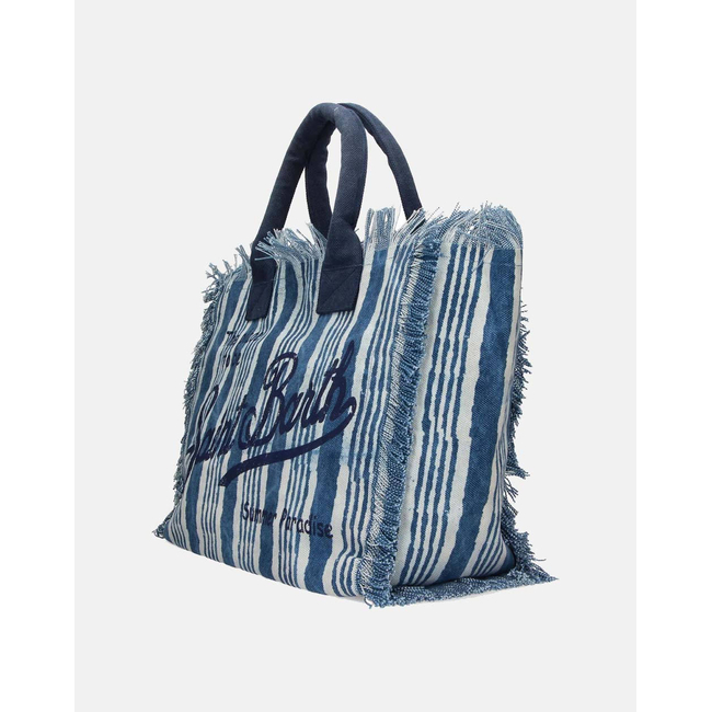 Product MC2 VANITY-ACC. WOMAN'S CANVAS BAG-INDI STRIPES 61 (Dimensions: 40 x 32 x 20cm.) base image