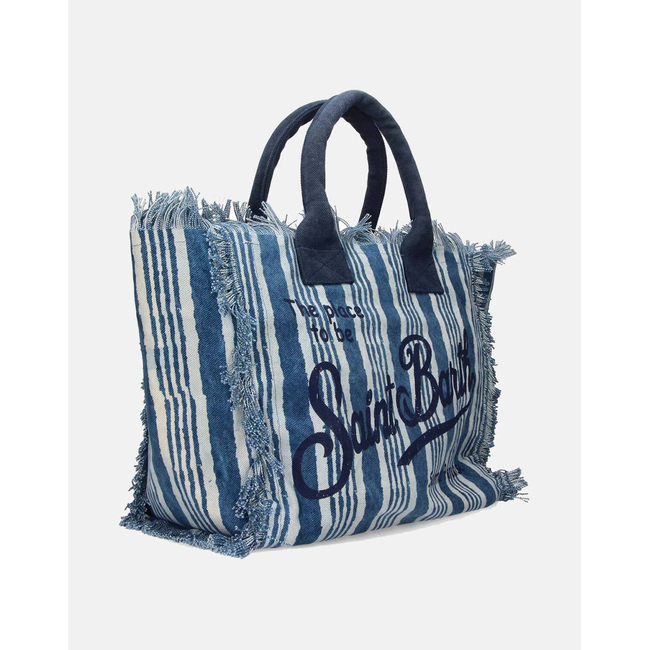 Product MC2 VANITY-ACC. WOMAN'S CANVAS BAG-INDI STRIPES 61 (Dimensions: 40 x 32 x 20cm.) base image