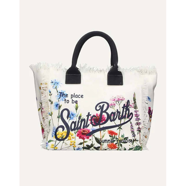 Product MC2 VANITY-ACC. CANVAS BAG WOMAN-FLORAL GARDEN 01 (Dimensions: 40 x 32 x 20cm.) base image