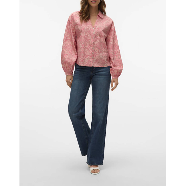 Product AWARE BY VERO MODA VMPAMMI LS V-NECK TOP VMA base image