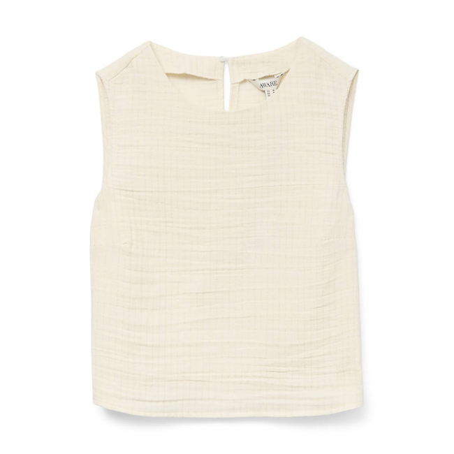 Product AWARE BY VERO MODA  VMROSALIA SL O-NECK CROP TOP VMA base image