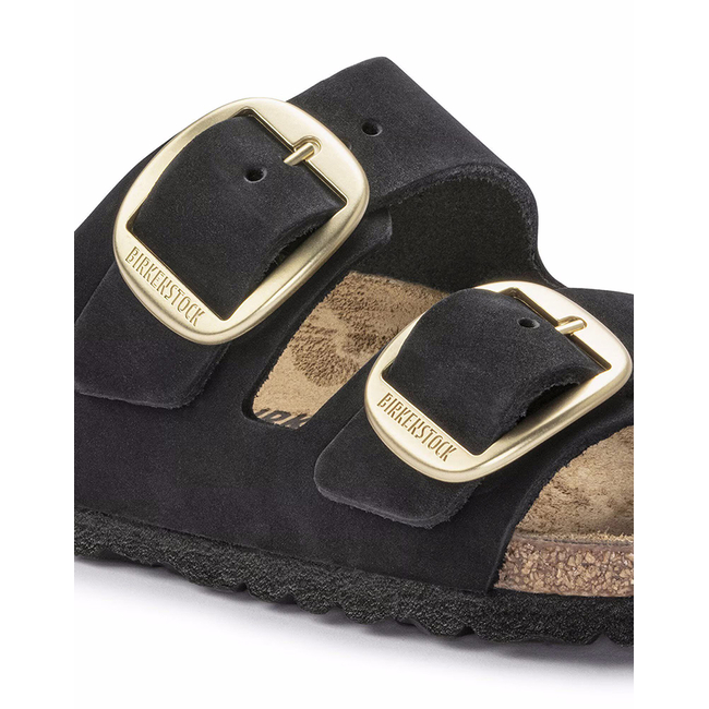 Product BIRKENSTOCK  F25 LEATHER ARIZONA BIG BUCKLE LENB BLACK (GOLD) 35 - 43 NARROW SEASONAL ΠΑΠΟΥΤΣΙ ΓΥΝΑΙΚΕΙΟ base image