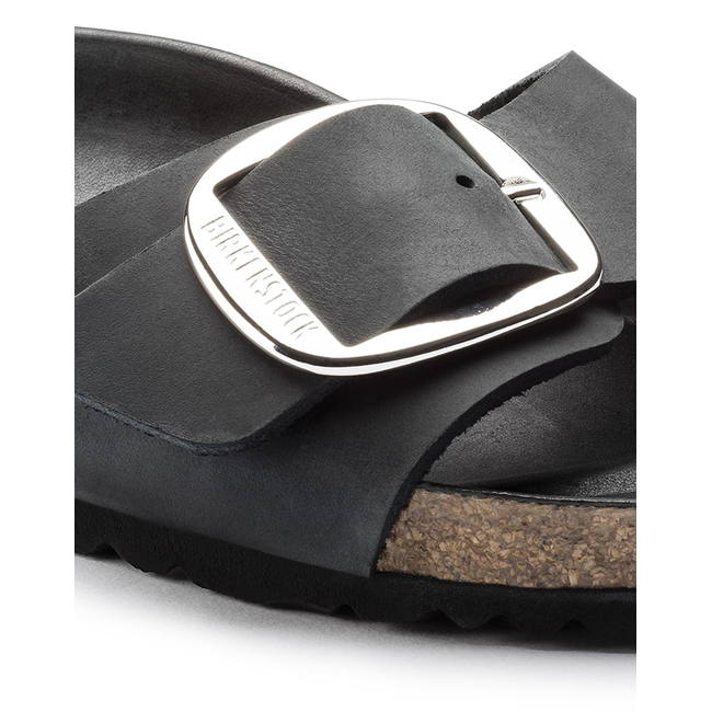 Product BIRKENSTOCK  F25 LEATHER MADRID BIG BUCKLE LEOI BLACK HEX 35 - 43 NARROW CORE ESSENTIAL ΠΑΠΟΥΤΣΙ ΓΥΝΑΙΚΕΙΟ base image