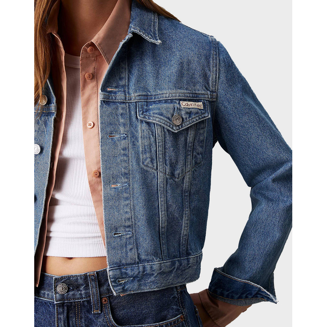 Product CALVIN KLEIN JEANS CROPPED 90'S DENIM JACKET base image