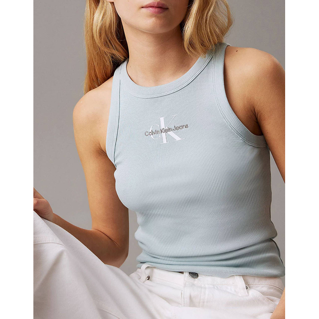 Product CALVIN KLEIN JEANS  MONOLOGO RIB TANK TOP base image