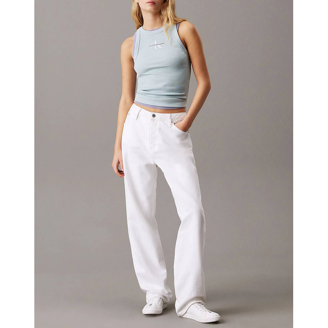 Product CALVIN KLEIN JEANS  MONOLOGO RIB TANK TOP base image