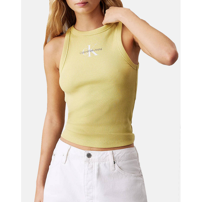 Product CALVIN KLEIN JEANS  MONOLOGO RIB TANK TOP base image