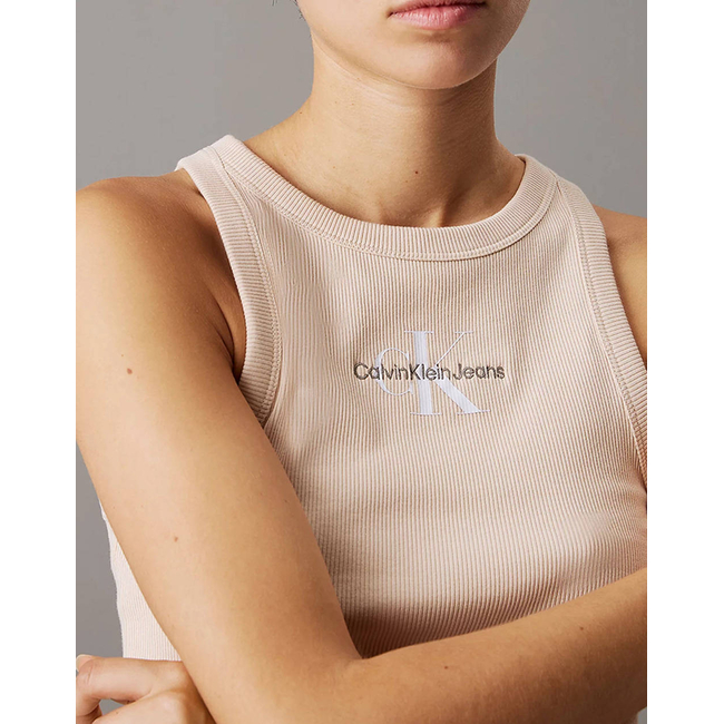 Product CALVIN KLEIN JEANS  MONOLOGO RIB TANK TOP base image