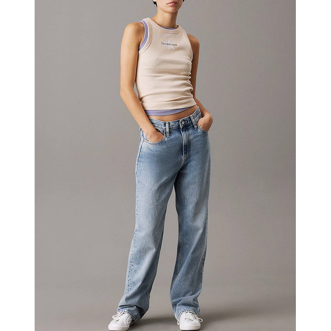 Product CALVIN KLEIN JEANS  MONOLOGO RIB TANK TOP base image