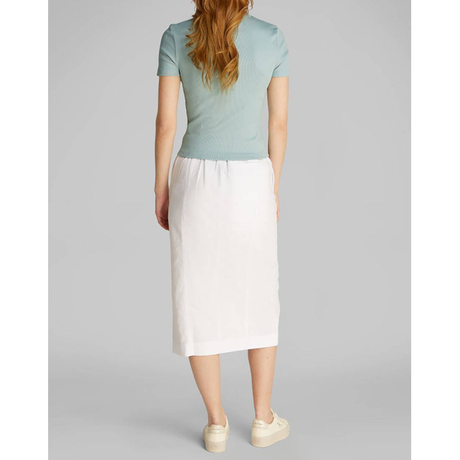 Product CALVIN KLEIN JEANS WOVEN LABEL RIB FITTED TEE base image