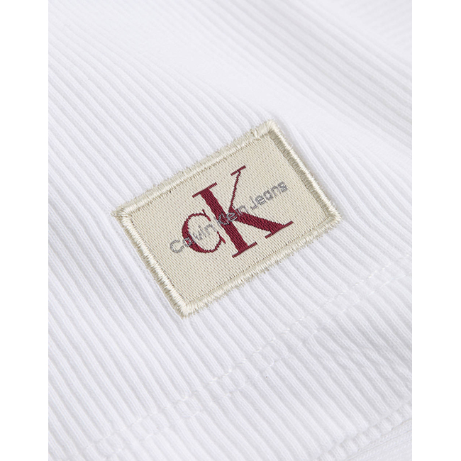 Product CALVIN KLEIN JEANS WOVEN LABEL RIB SLEEVELESS TOP base image