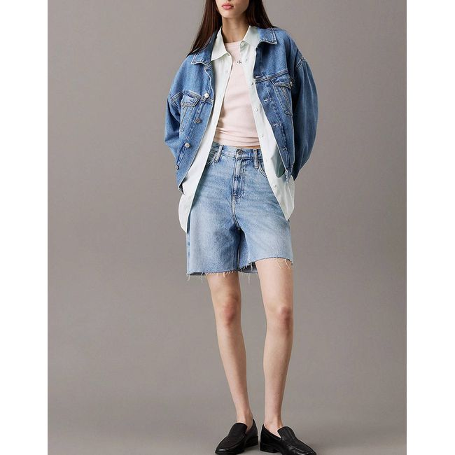 Product CALVIN KLEIN JEANS WOVEN LABEL RIB TANK TOP base image