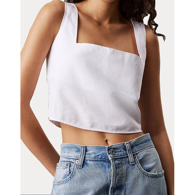 Product CALVIN KLEIN SOFT LINEN TOP base image