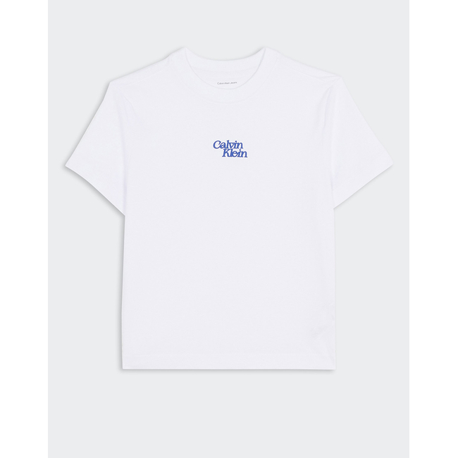 Product CALVIN KLEIN JEANS SS FLOCKED LOGO CN TEE base image