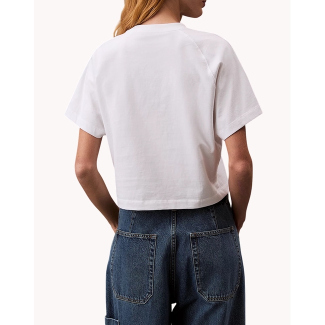 Product CALVIN KLEIN JEANS SS BOXY CK CREST CROP POCKET TEE base image