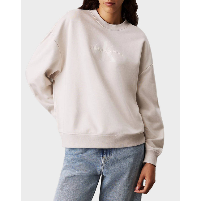 Product CALVIN KLEIN JEANS GLOSSY MONOLOGO REGULAR CREWNECK base image