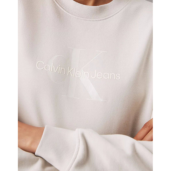 Product CALVIN KLEIN JEANS GLOSSY MONOLOGO REGULAR CREWNECK base image