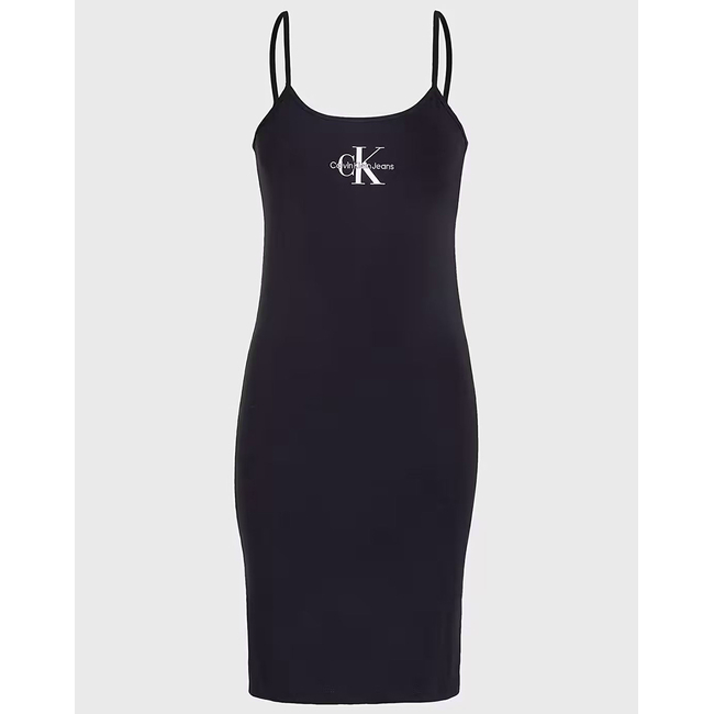 Product CALVIN KLEIN JEANS  MONOLOGO STRAPPY DRESS base image
