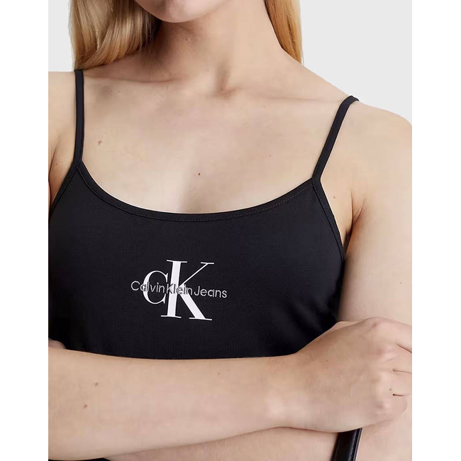 Product CALVIN KLEIN JEANS  MONOLOGO STRAPPY DRESS base image
