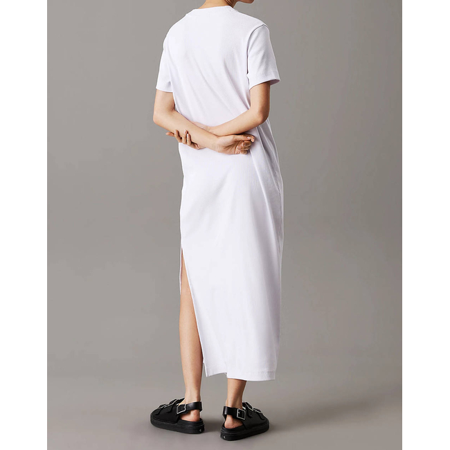 Product CALVIN KLEIN JEANS MONOLOGO LONG RIB TEE DRESS base image