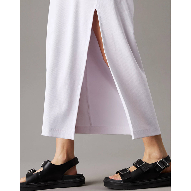 Product CALVIN KLEIN JEANS MONOLOGO LONG RIB TEE DRESS base image