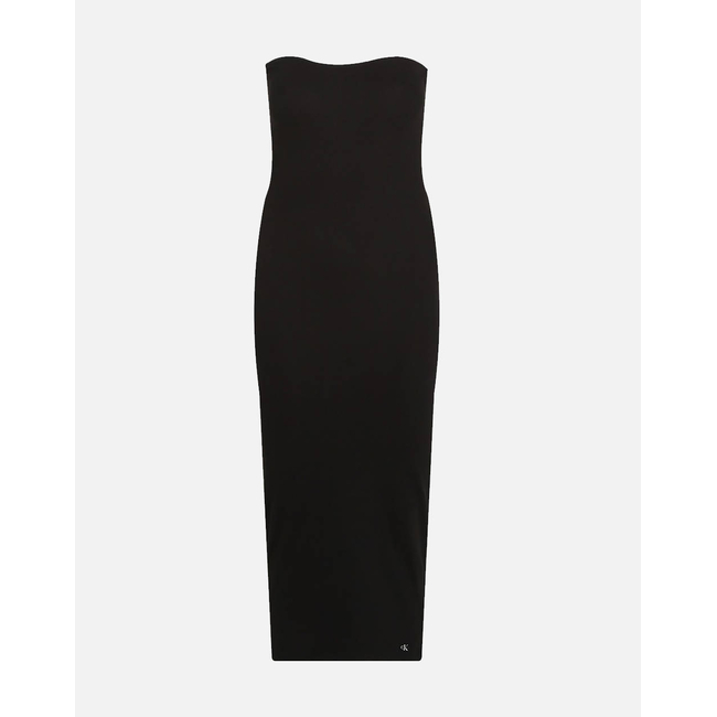 Product CALVIN KLEIN JEANS WOVEN LABEL RIB SLEEVELESS DRESS base image