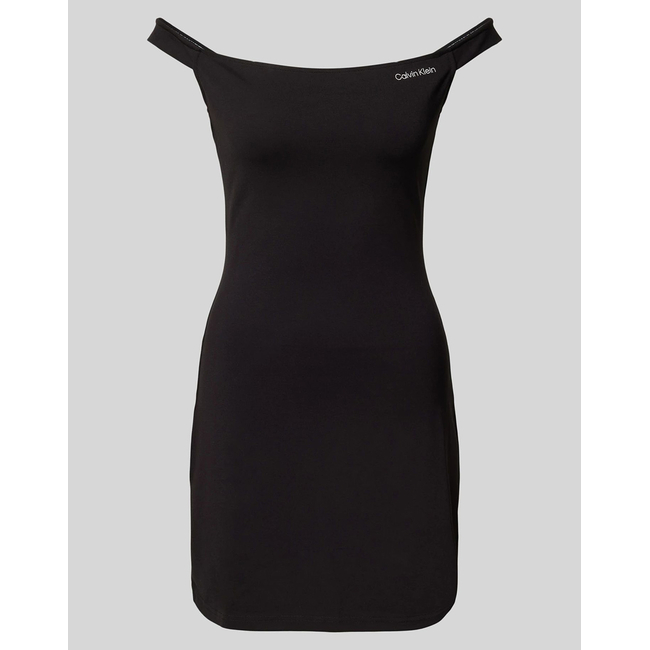 Product CALVIN KLEIN JEANS LOGO ELASTIC MILANO BARDOT DRESS base image