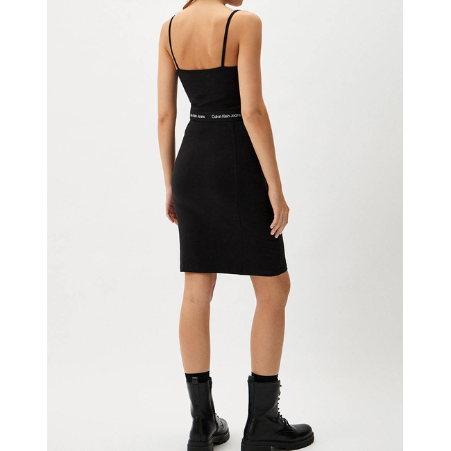 Product CALVIN KLEIN LOGO TAPE STRAPPY DRESS base image