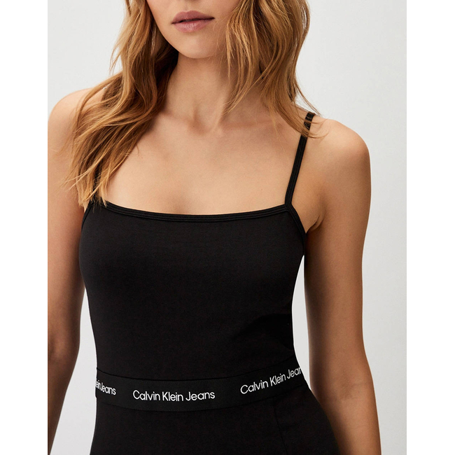 Product CALVIN KLEIN LOGO TAPE STRAPPY DRESS base image