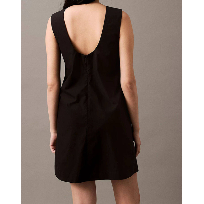 Product CALVIN KLEIN JEANS POPLIN SLEEVELESS MINI DRESS base image
