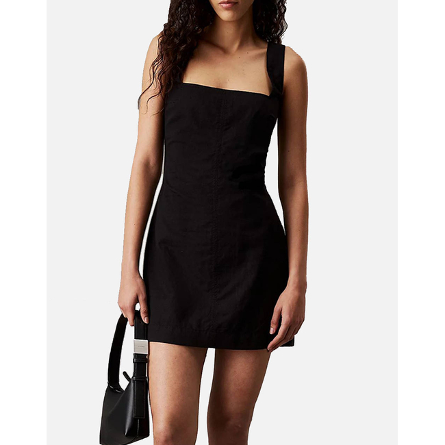 Product CALVIN KLEIN SOFT LINEN A-LINE DRESS base image